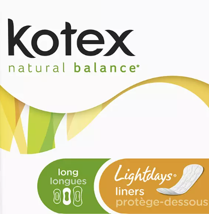 Kotex Natural Balance Liners