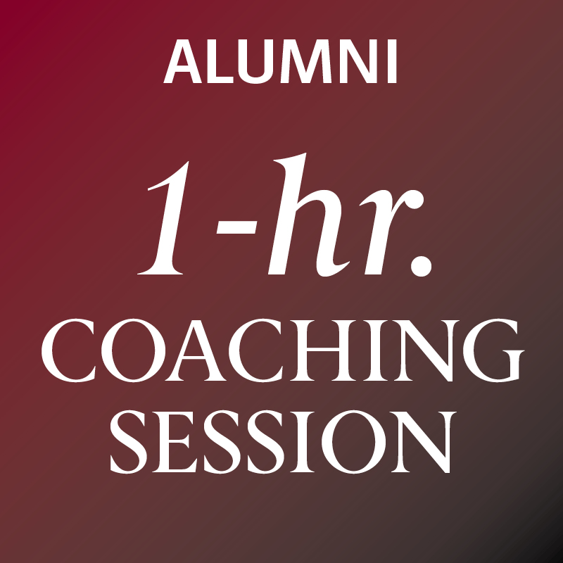 ALUMNI | 1-Hour Coaching Session