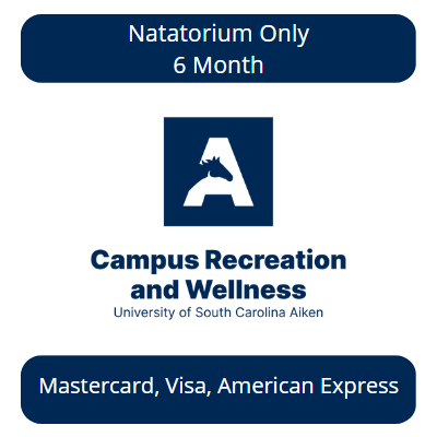 6 Month Natatorium Only Membership by Card