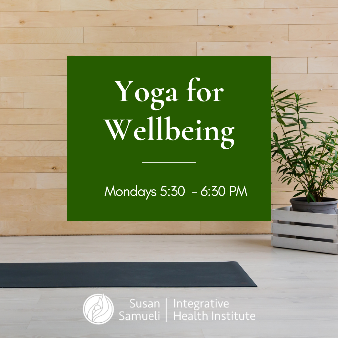 FREE ONLINE Yoga for Wellbeing Strengthen + Stretch Mondays 530 PM