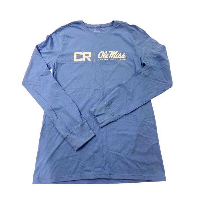 Men's-Cut Nike Powder Blue CR Long Sleeve