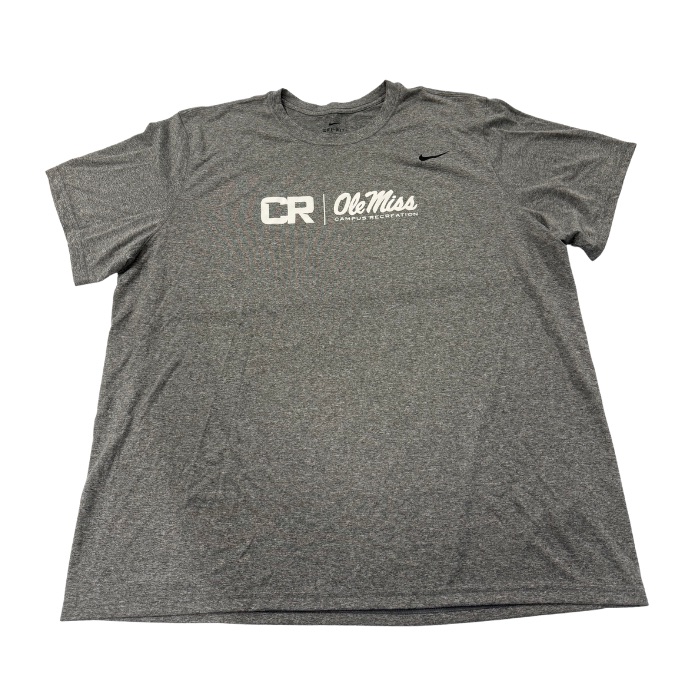 Men's-Cut Nike Grey CR Short Sleeve