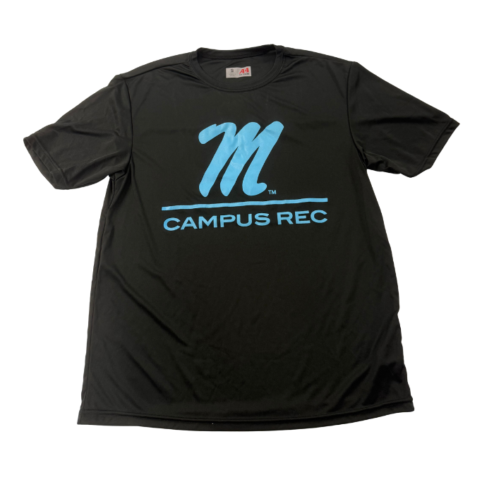 Unisex Black Script M Short Sleeve