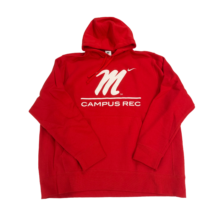 Red Script M Hoodie