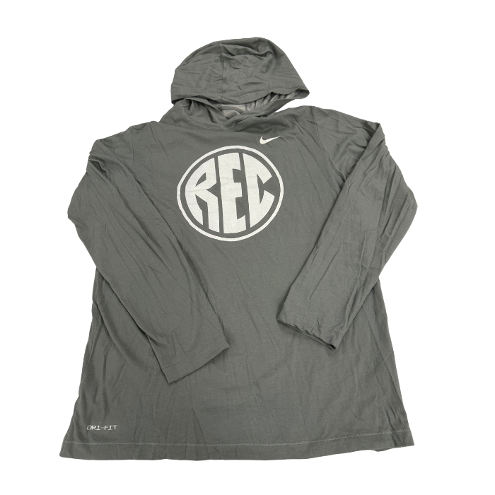 Grey REC Hooded Long Sleeve