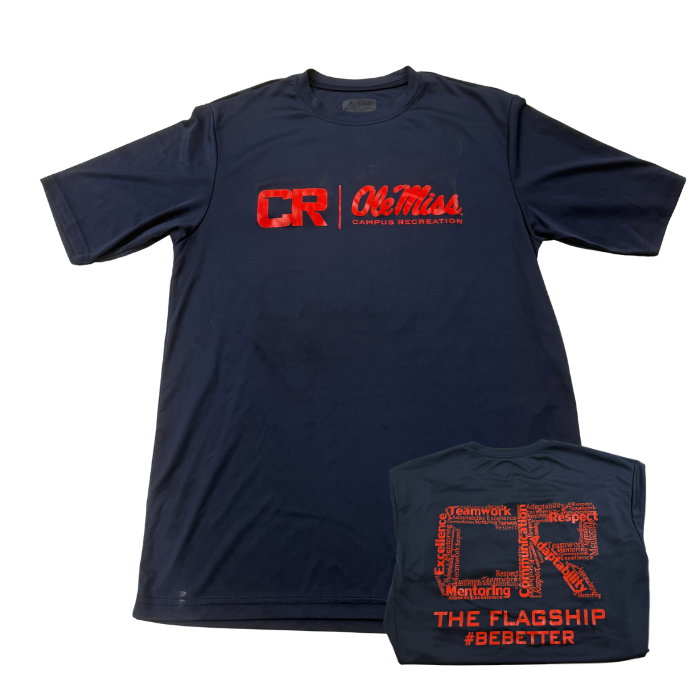 Unisex Navy Red CR Short Sleeve