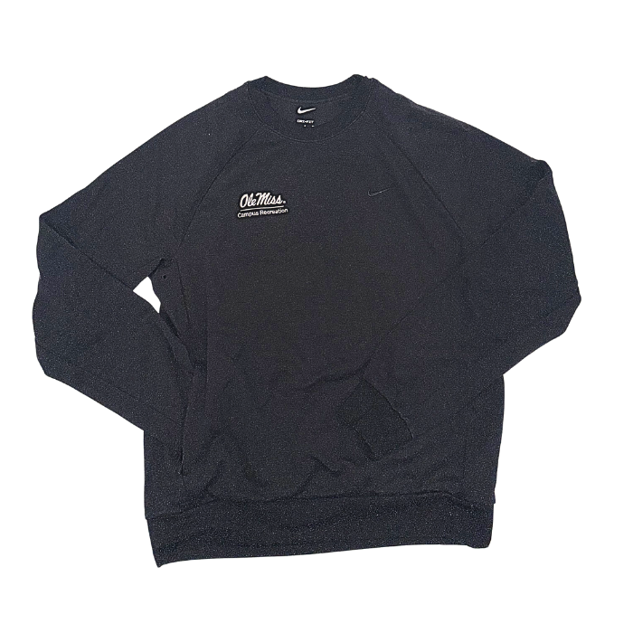 Black DriFit Sweatshirt with Pocket