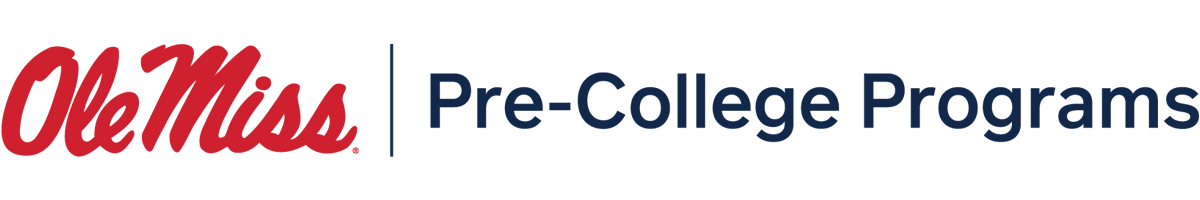 Ole Miss Pre-College Programs logo