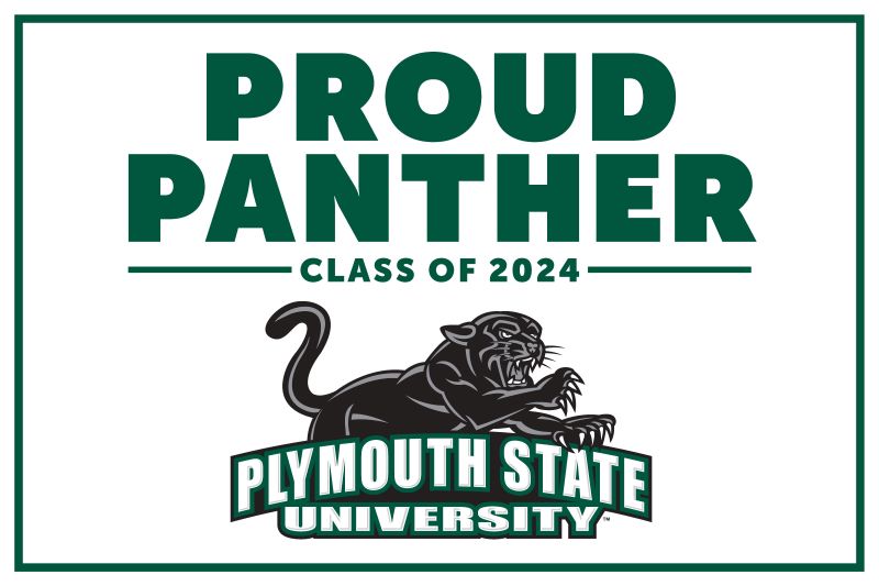 2024 Plymouth Panthers Proud Graduate Class of 2024 Lawn Sign