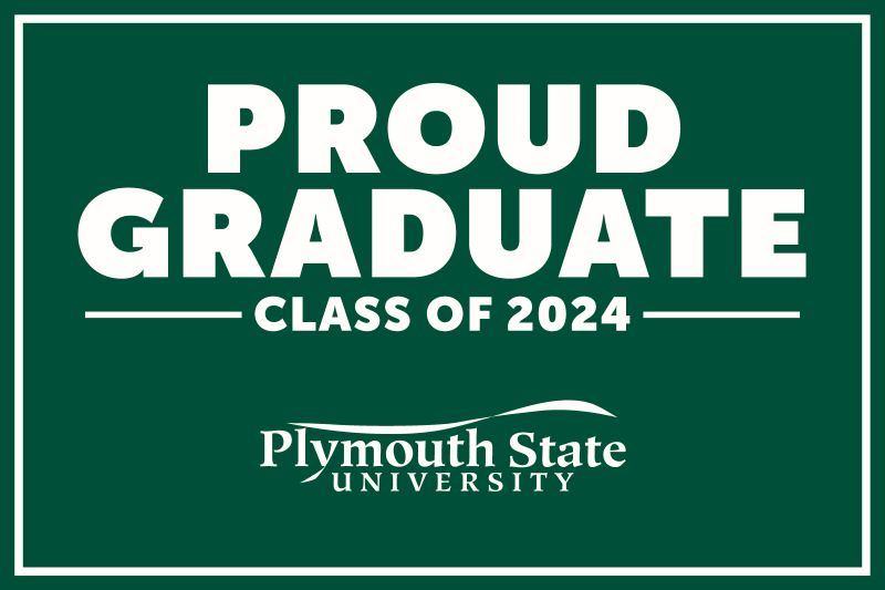 2024 Plymouth Proud Graduate Class of 2024 Lawn Sign