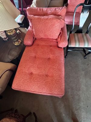 Paisley Chaise Lounge with Pillow