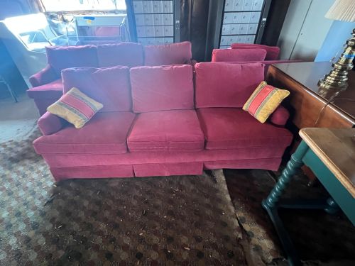 Red Couch 3 seat