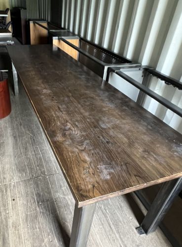 Rectangle Wood Top Table