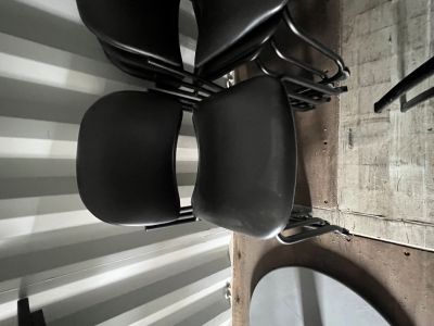 Black Stack Chair (Armless)