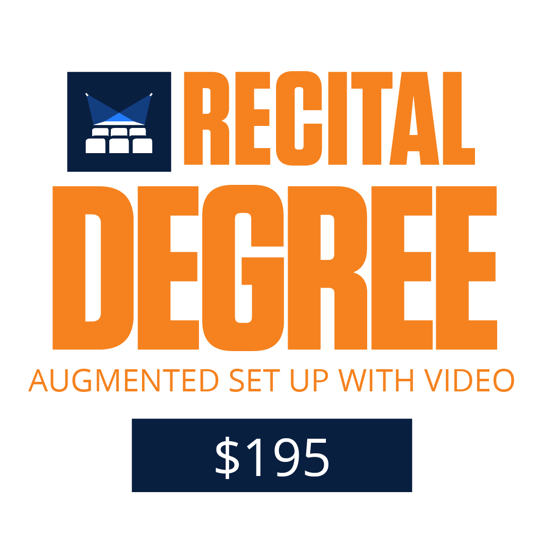 Recital - Degree - Augmented Set-up w/ video