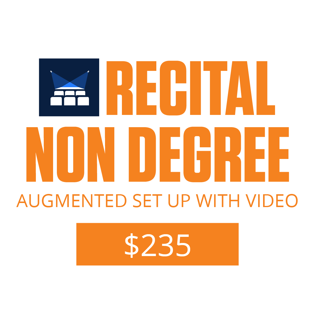 Recital - Non-degree - Augmented Set-up w/ video