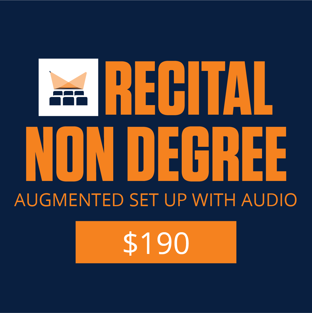 Recital - Non-degree - Augmented Set-up w/ audio