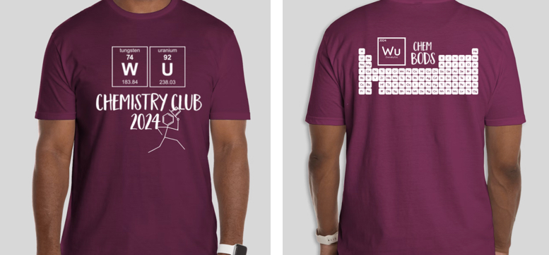 Chemistry Club T-Shirt - Students (limit one) $12 after tax