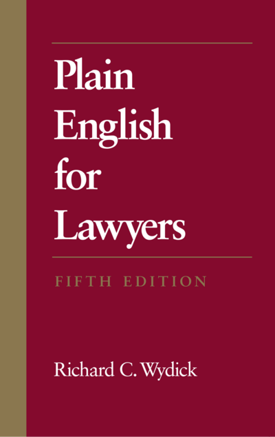 Plain English for Lawyers