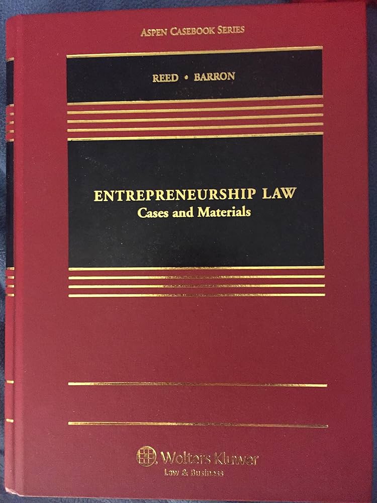 Entrepreneurship Law 1st