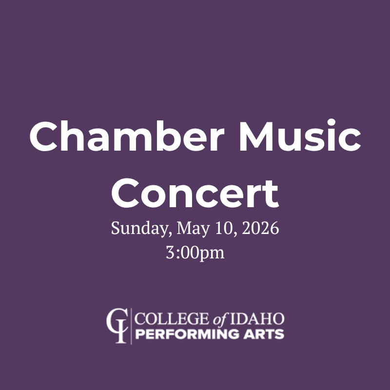 Chamber Music Concert | Sunday, May 10th, 2026 | 3:00pm