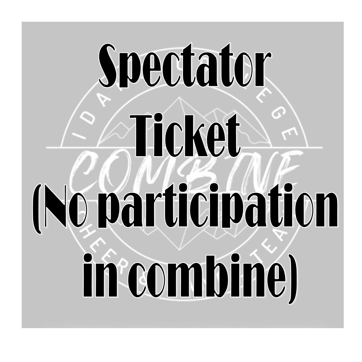 Spectator Ticket Information