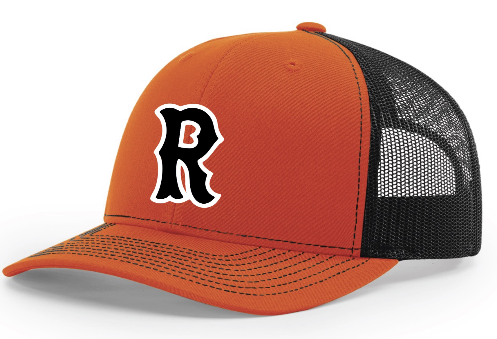 Orange & Black RC Snapback Cap