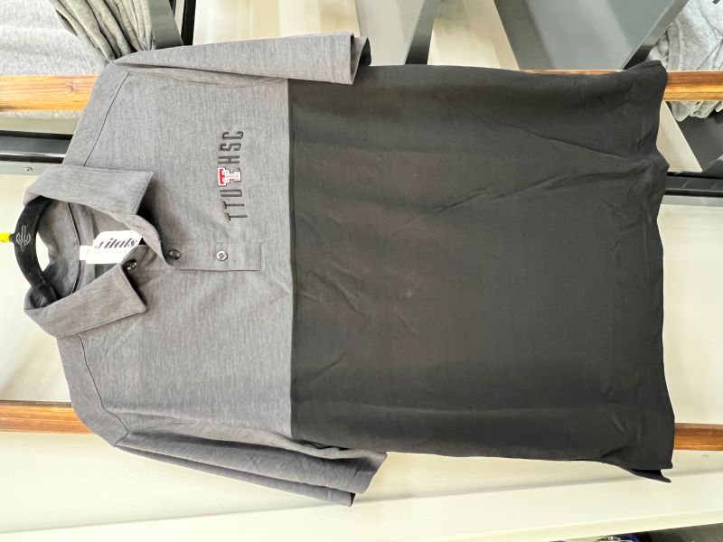 Alumni Polo- Black/Grey