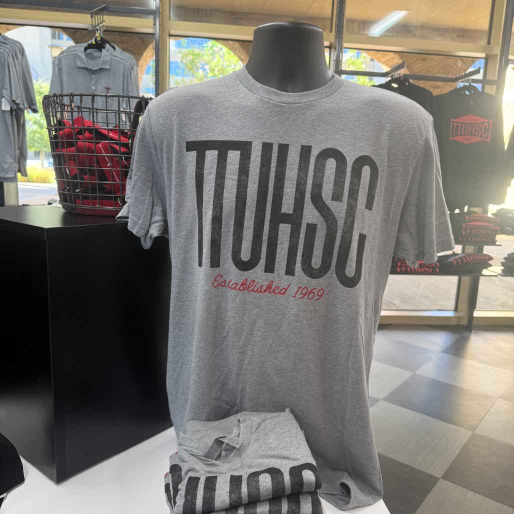 TTUHSC Distressed Grey T-shirt