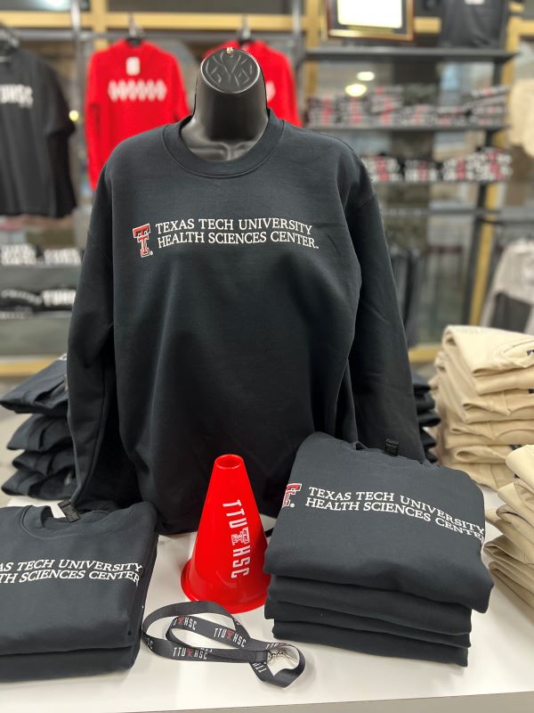 Left TT Logo Crewneck- Black