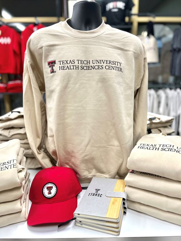 Left TT Logo Crewneck - Sand