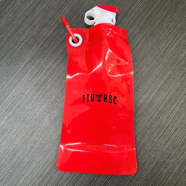 TTUHSC Plastic Drink Pouch