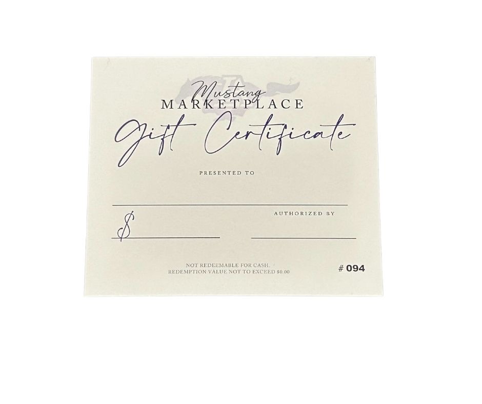 Gift Certificate - Available in $25 Increments